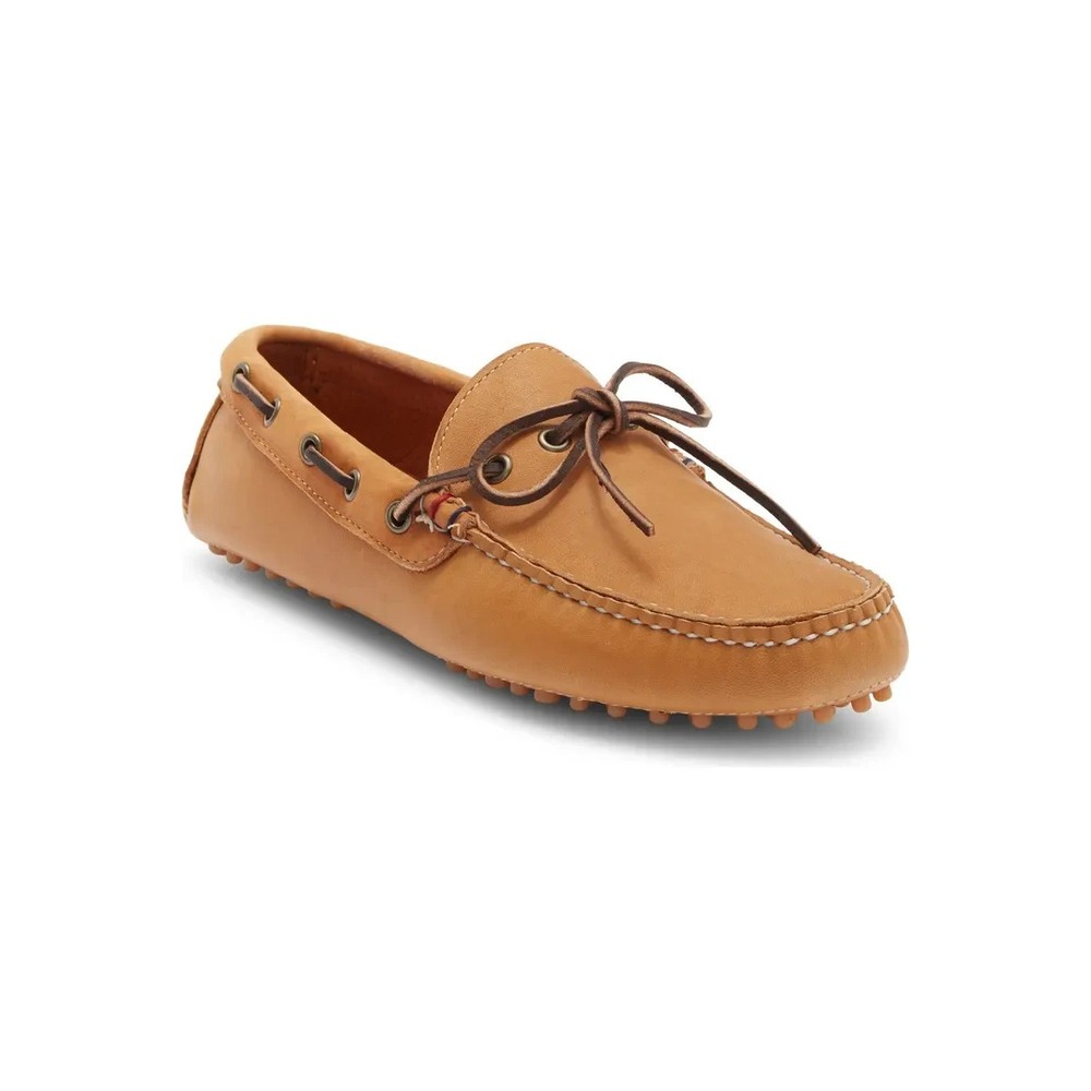 Sperry Gold 1 Driver Boat Shoe Beige Size 9.5 Made In USA